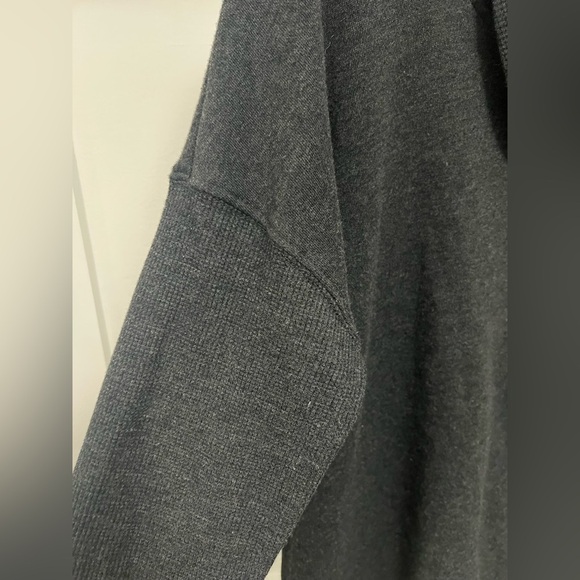 Marc New York Andrew Marc Performance Heather Dark Gray Cowl Neck Sweater sz XL - Picture 5 of 7